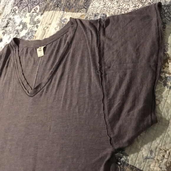 Oversized Free People tee shirt size large - Picture 5 of 6